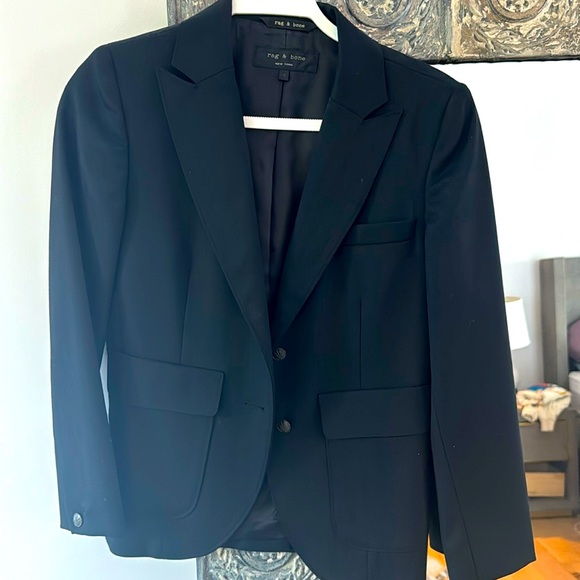 Rag and bone jacket size 4 black - Picture 1 of 3